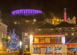 McCaig’s Tower Lit Up