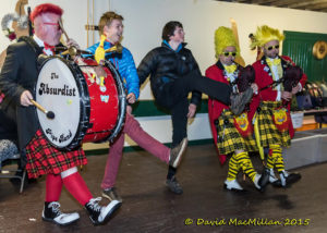 Absurdist Pipe band and Dancers